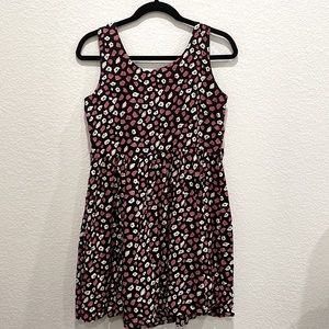 Beautiful casual dress black printed